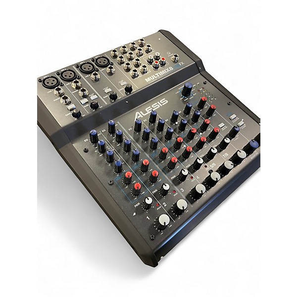 Used Alesis MultiMix 8 USB 8-Channel Unpowered Mixer
