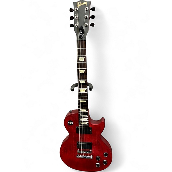 Used Gibson LPJ Cherry Solid Body Electric Guitar