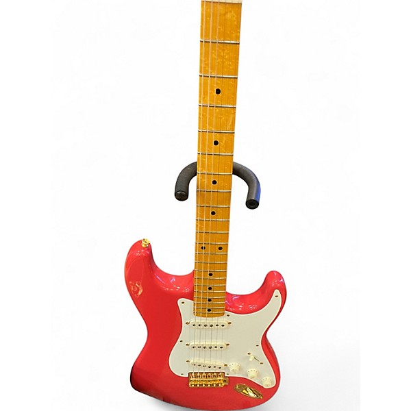 Used Fender LTD 59 STRATOCASTER FIESTA RED Solid Body Electric Guitar