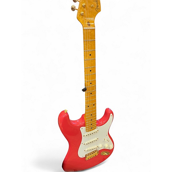Used Fender LTD 59 STRATOCASTER FIESTA RED Solid Body Electric Guitar