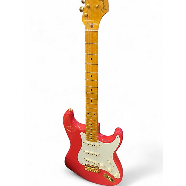 Used Fender LTD 59 STRATOCASTER FIESTA RED Solid Body Electric Guitar