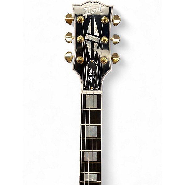 Used Gibson Les Paul Custom Alpine White Solid Body Electric Guitar