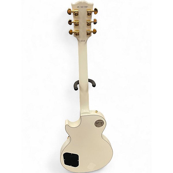 Used Gibson Les Paul Custom Alpine White Solid Body Electric Guitar