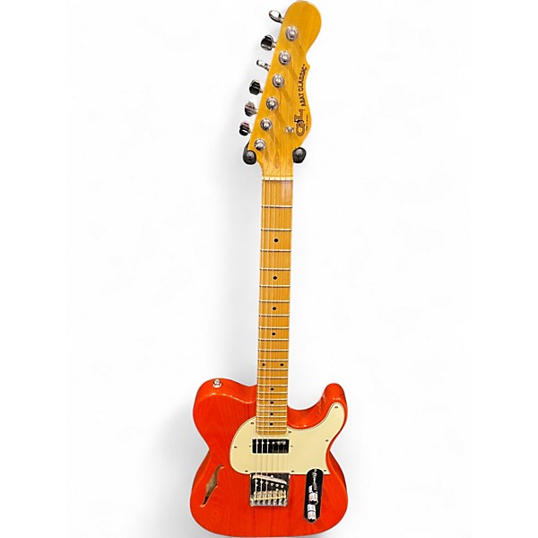 Used G&L ASAT Special Tribute Trans Orange Solid Body Electric Guitar