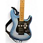 Used Squier Contemporary Stratocaster Reverse Cannonball Hot Blue-Gun Spiral Geometry Solid Body Electric Guitar