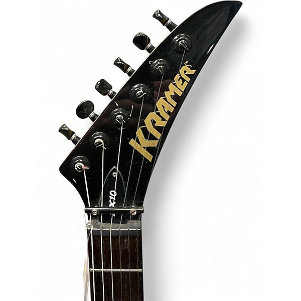Used Kramer ZX10 Black Solid Body Electric Guitar Black | Guitar