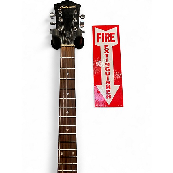 Used DeArmond M65 Red Solid Body Electric Guitar