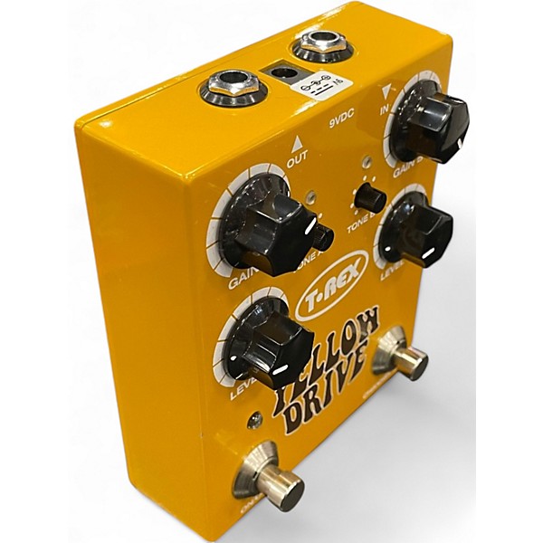Used T-Rex Engineering Yellow Drive Distortion Effect Pedal
