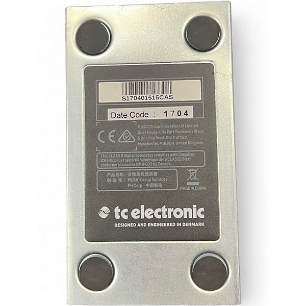 Used TC Electronic Cinders Overdrive Effect Pedal