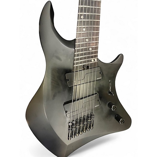 Used ABASI LEGION 7 Black Solid Body Electric Guitar