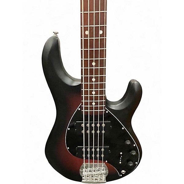Used Sterling by Music Man StingRay Ray5HH Limited-Edition  RUBY RED BURST Electric Bass Guitar