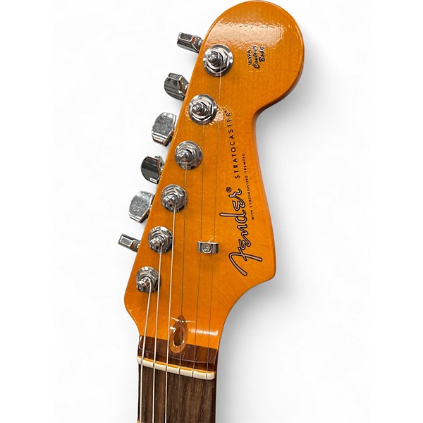 Used Fender American Ultra Luxe Vintage Stratocaster Surf Green Solid Body Electric Guitar