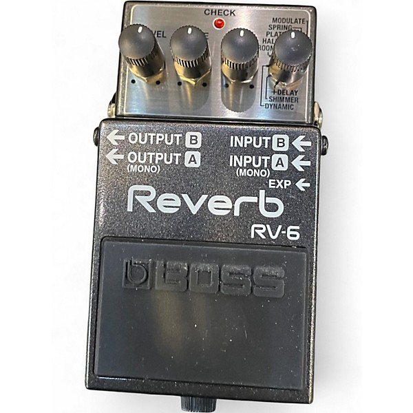 Used BOSS RV6 Digital Reverb Effect Pedal