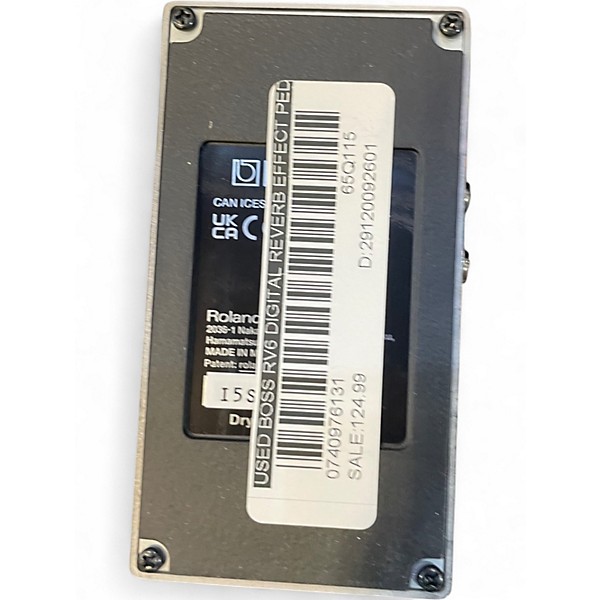 Used BOSS RV6 Digital Reverb Effect Pedal