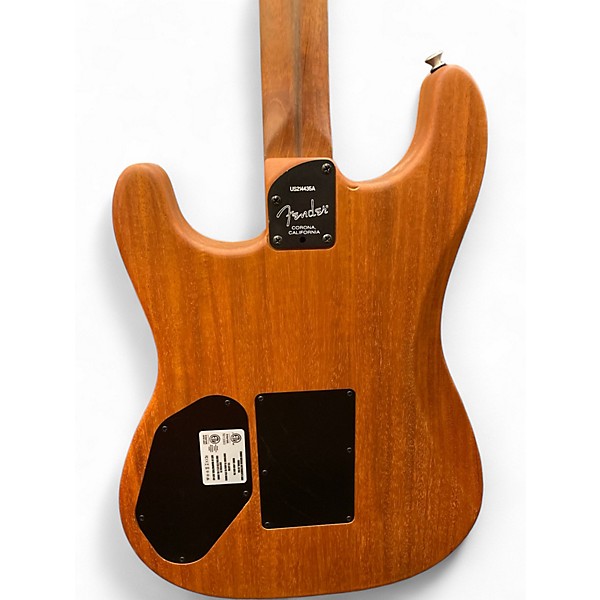 Used Fender American Acoustasonic Stratocaster Sunburst Acoustic Electric Guitar