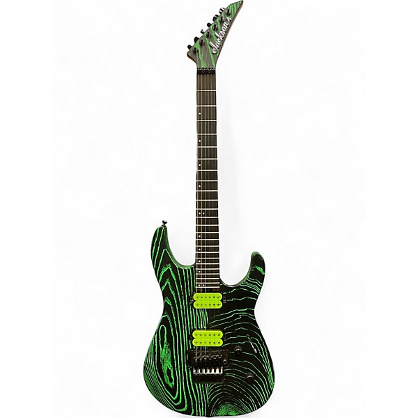 Used Jackson PRO SERIES DINKY D3 GREEN GLOW Solid Body Electric Guitar