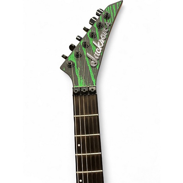 Used Jackson PRO SERIES DINKY D3 GREEN GLOW Solid Body Electric Guitar