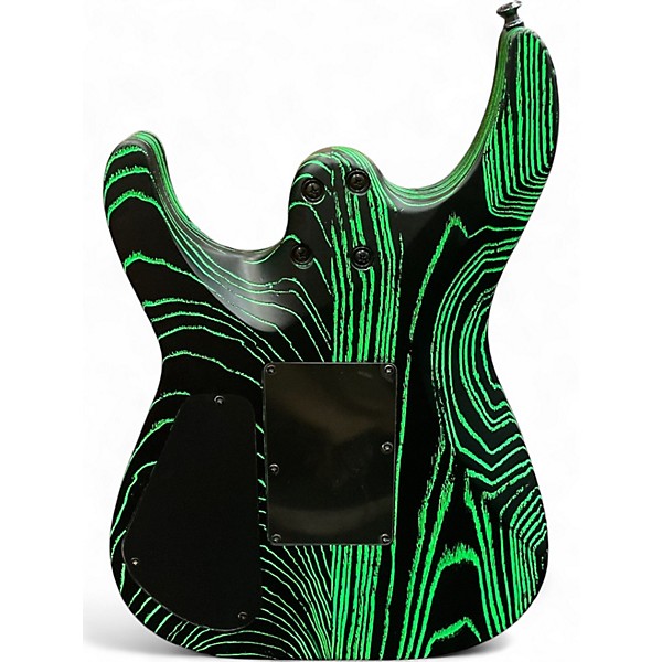 Used Jackson PRO SERIES DINKY D3 GREEN GLOW Solid Body Electric Guitar