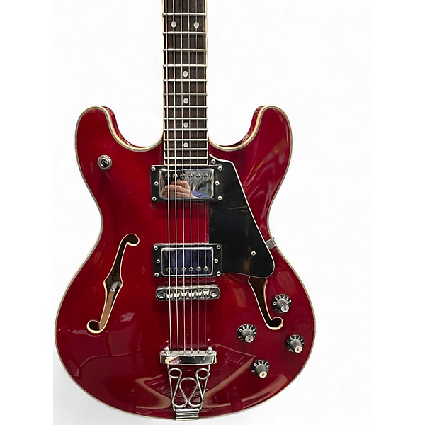 Used Aria Pro ii Candy Apple Red Solid Body Electric Guitar