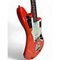 Used Fender Jaguar fiesta red Solid Body Electric Guitar