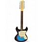 Used Danelectro HODAD 12 STRING Blue Burst Solid Body Electric Guitar thumbnail
