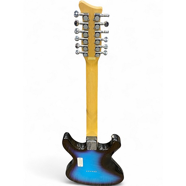 Used Danelectro HODAD 12 STRING Blue Burst Solid Body Electric Guitar