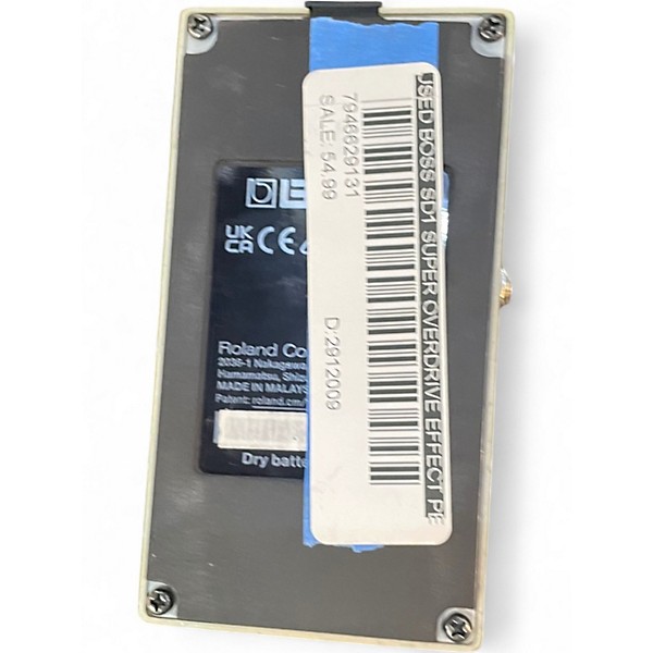 Used BOSS SD1 Super Overdrive Effect Pedal