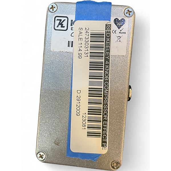 Used Keeley 4 Knob Compressor Effect Pedal