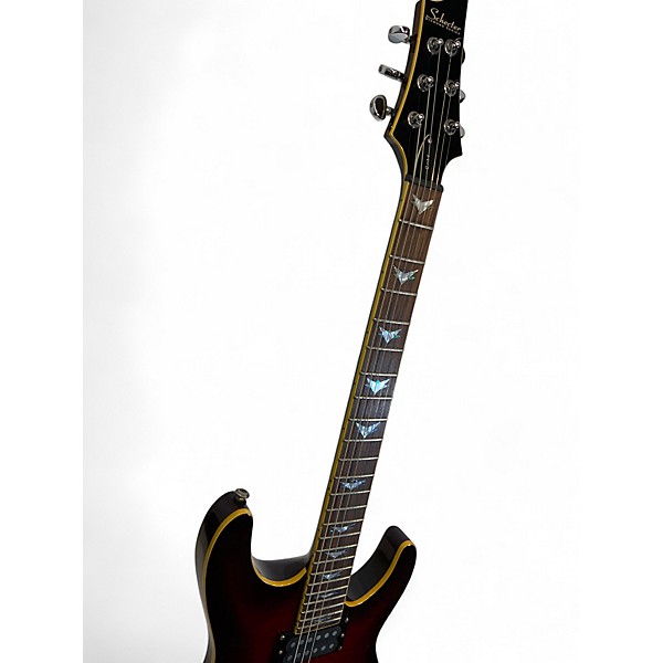 Used Schecter Guitar Research C1 Plus red Solid Body Electric Guitar