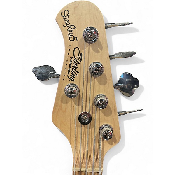 Used Sterling by Music Man Sting Ray 5 Tobacco Sunburst Electric Bass Guitar