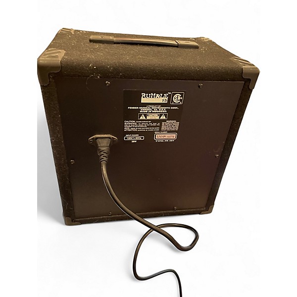 Used Fender Rumble 15 15W 1X8 Bass Combo Amp