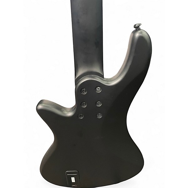 Used Schecter Guitar Research Stealth 5 Satin Black Electric Bass Guitar