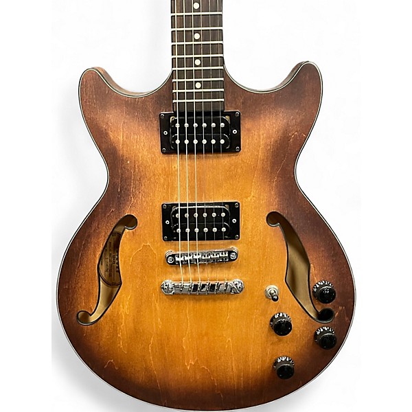 Used Ibanez AM73B Archtop Walnut Hollow Body Electric Guitar