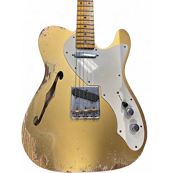 Used Fender LTD NAMM 50S CUSTOM TELE  Aztec Gold Solid Body Electric Guitar