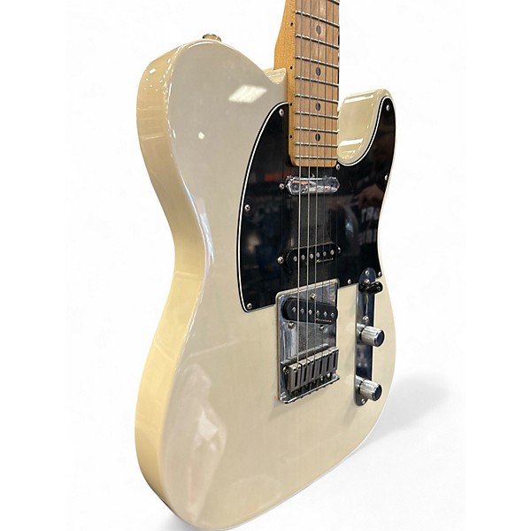 Used Fender Deluxe Nashville Telecaster Antique White Solid Body Electric Guitar