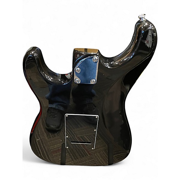 Used Vintage Reissiued Series V6 Black Solid Body Electric Guitar