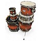 Used Pearl 6 Piece Vision Burl Walnut Fade Drum Kit thumbnail
