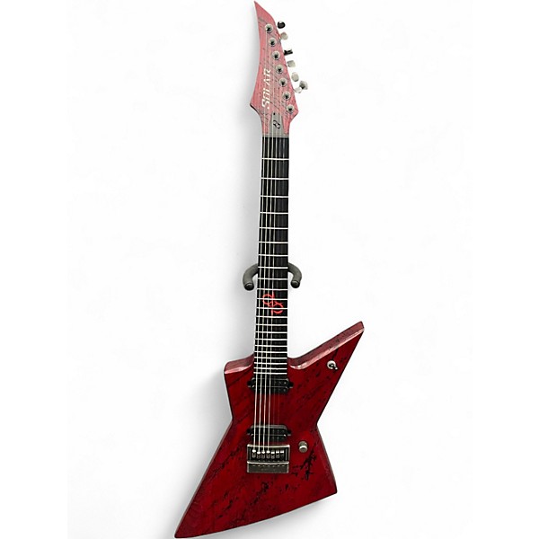 Used Solar Guitars E2.6 CANNIBALISMO RED SPLATTER Solid Body Electric Guitar