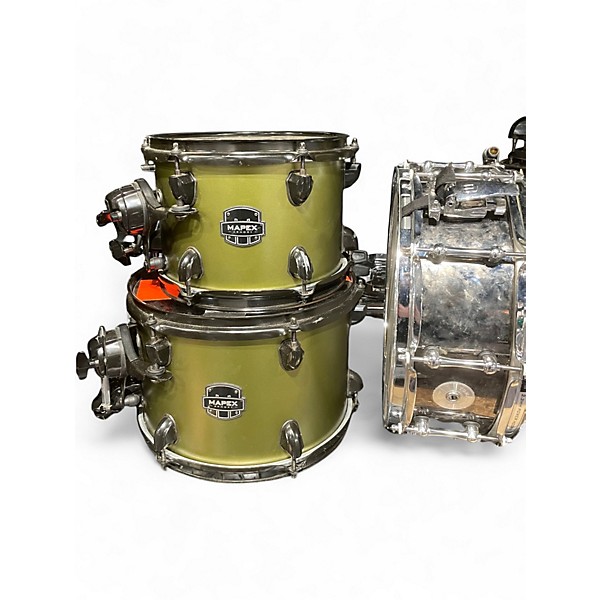 Used Mapex 6 Piece Armory 6-piece Studioease Shell Pack Mantis Green Drum Kit