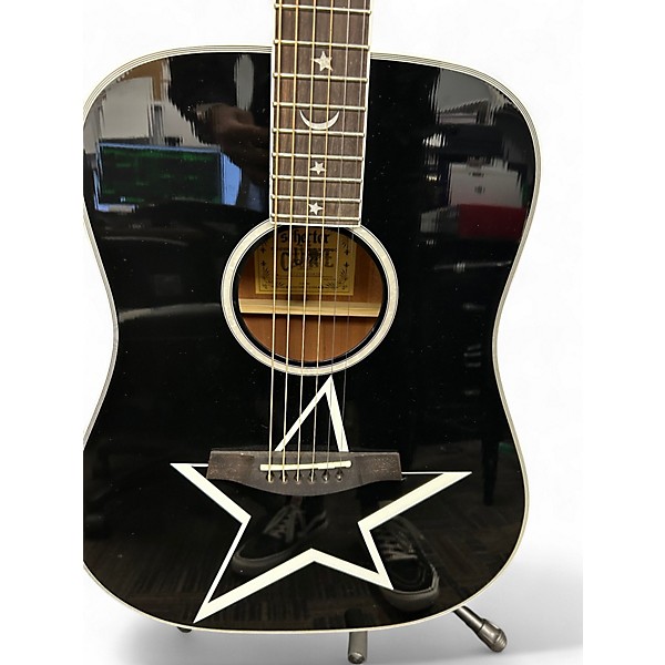 Used Schecter Guitar Research RS-1000 Artist Edition Black Acoustic Guitar