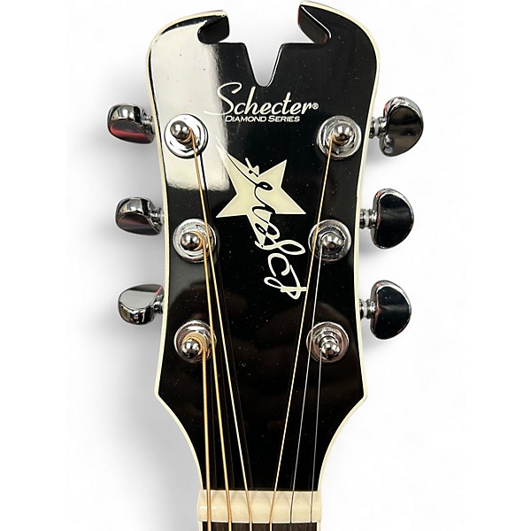 Used Schecter Guitar Research RS-1000 Artist Edition Black Acoustic Guitar