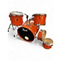 Used Pearl 5 Piece Export Orange Drum Kit thumbnail