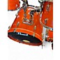Used Pearl 5 Piece Export Orange Drum Kit