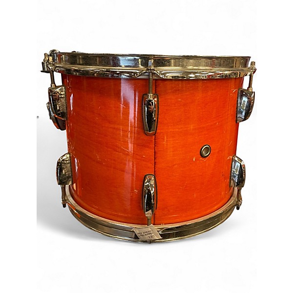 Used Pearl 5 Piece Export Orange Drum Kit