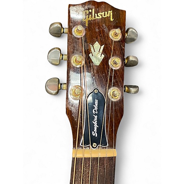 Used Gibson Songwriter Deluxe Natural Acoustic Electric Guitar