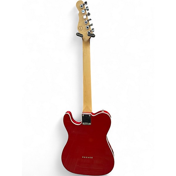 Used 2020s G&L ASAT Classic Thinline Candy Apple Red Metallic Hollow Body Electric Guitar