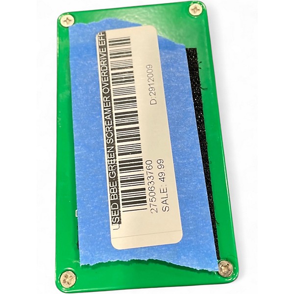 Used BBE Green Screamer Overdrive Effect Pedal