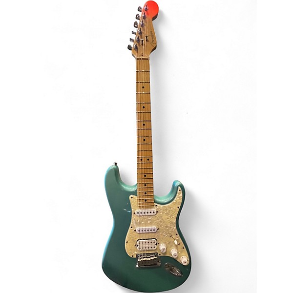 Used 1998 Fender Lone Star Stratocaster TEAL GREEN METALLIC Solid Body Electric Guitar