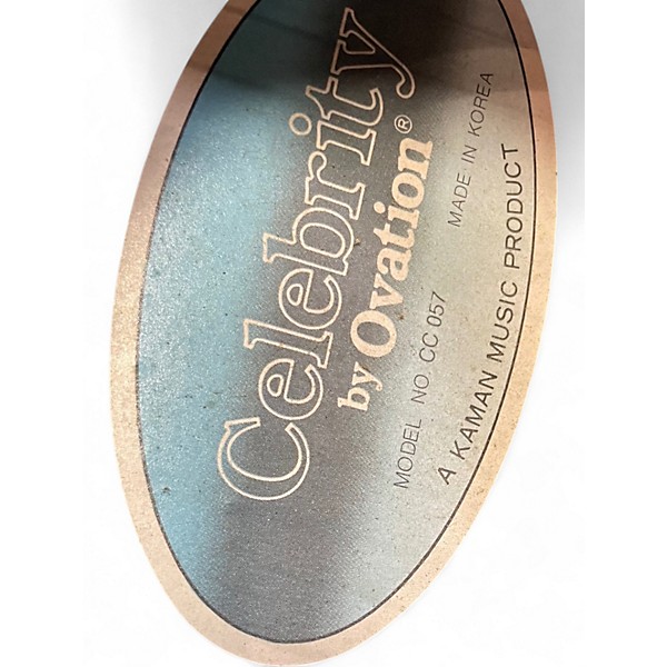 Used Ovation CC057 burst Acoustic Electric Guitar