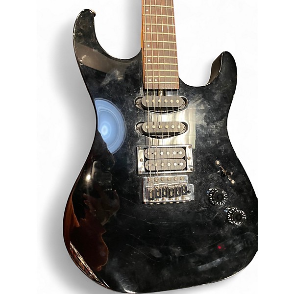 Used Washburn X series stratocaster Black Solid Body Electric Guitar